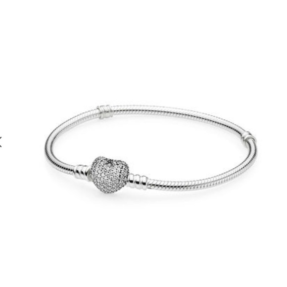 Pandora Jewelry - Pandora Pave Heart Bracelet